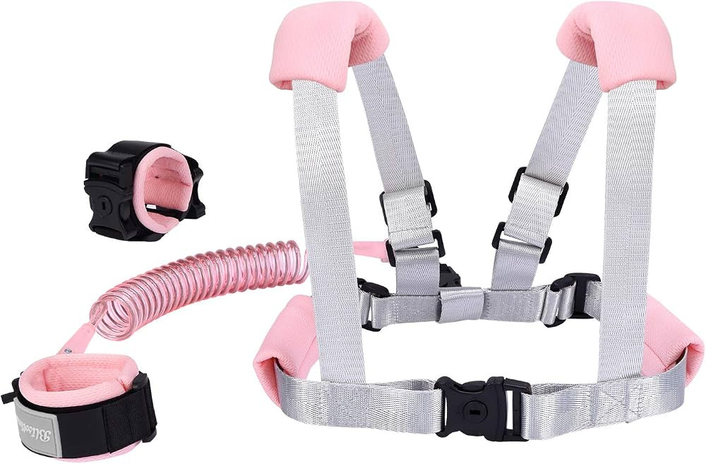 Blisstime 2 in 1 Toddler Leash - Anti Lost Wrist Link for Toddlers - Toddler Harness, Baby Leash, Le | Amazon (US)