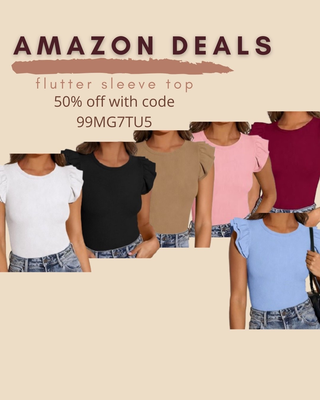 $8 ends 6/22

Amazon fashion
Amazon deals
Flutter sleeve top

#LTKSaleAlert