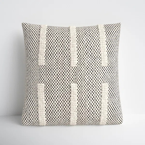 Sefarina Striped Wool Blend Throw Pillow | Wayfair North America
