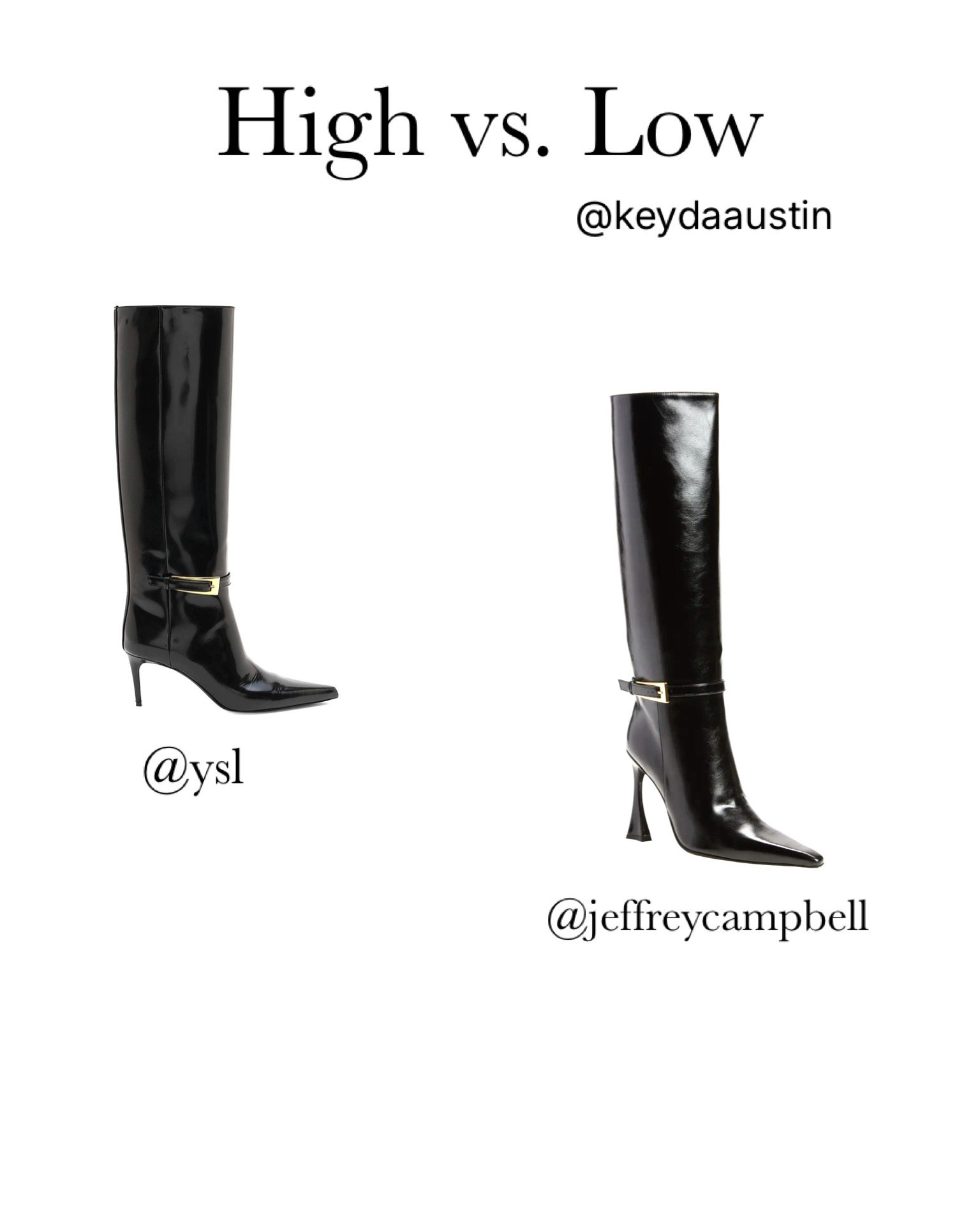 Splurge or Save: 
@ysl
@jeffreycampbell

#LTKSeasonal #LTKShoeCrush