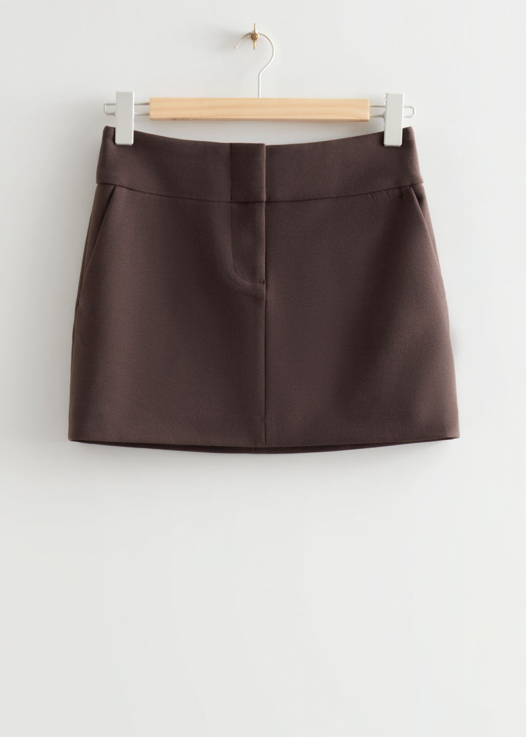 Tailored Mini Skirt - Brown | & Other Stories (EU + UK)