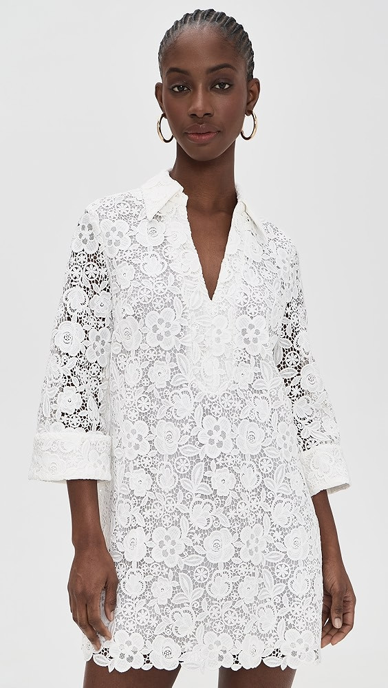 Guipure Lace Mini Dress | Shopbop