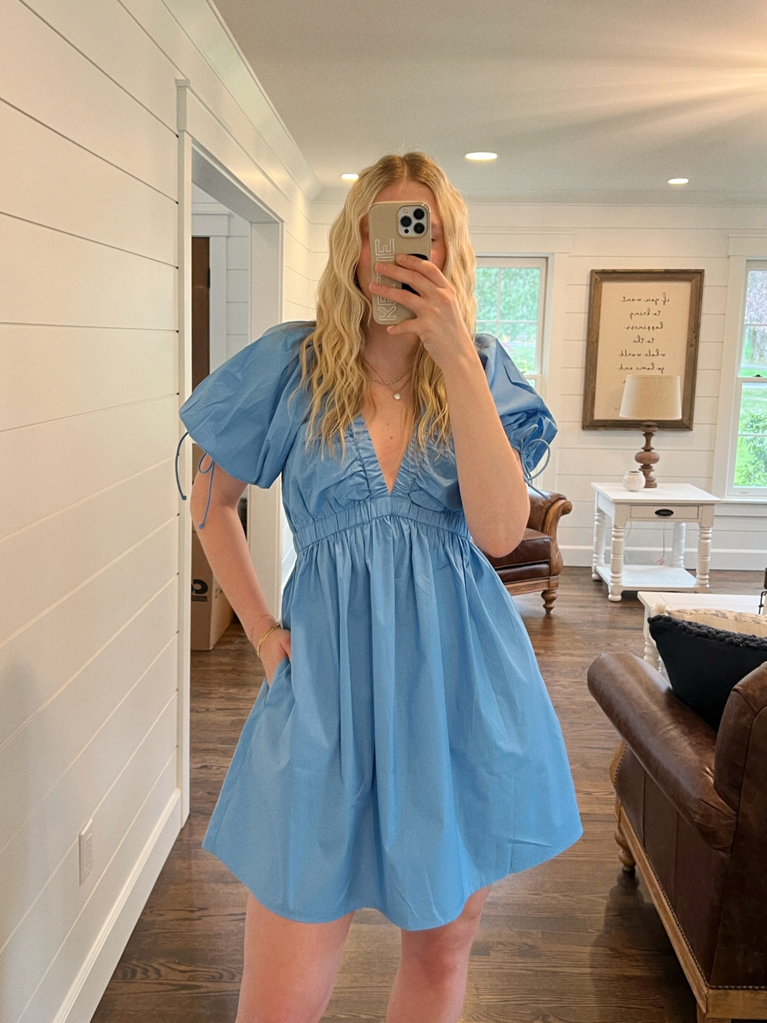 Mini dress on sale
Wearing medium tall 

#summerdresses #minidress #springdress

#LTKSeasonal #LTKstyletip #LTKfit