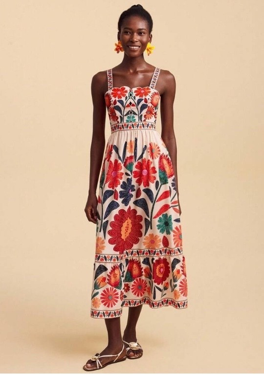 vacation outfits beach - under $20; also comes in black ; floral dress, but also feels a little tribal inspired; so cute ! 


#shein #floraldress #under20 #budgetfriendly #springdress #vacation #tropical 

#LTKU #LTKSeasonal