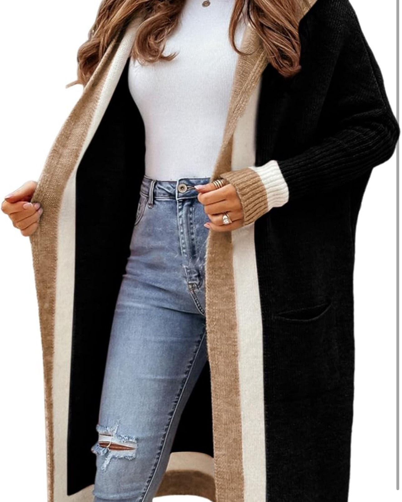 Love the colors in this long cardigan sweater! (And less than $50!) Perfect for fall and winter … and love it with jeans and either brown or black boots 👢 🍁 🖤 ✨ 

#LTKFindsUnder50 #LTKStyleTip #LTKSeasonal