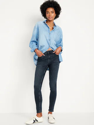 High-Waisted Rockstar Super-Skinny Jeans | Old Navy (CA)