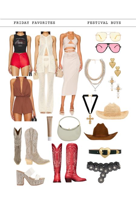 Stagecoach festival friday favorites! I love styling festival looks!  

festival l friday favorites l stagecoach