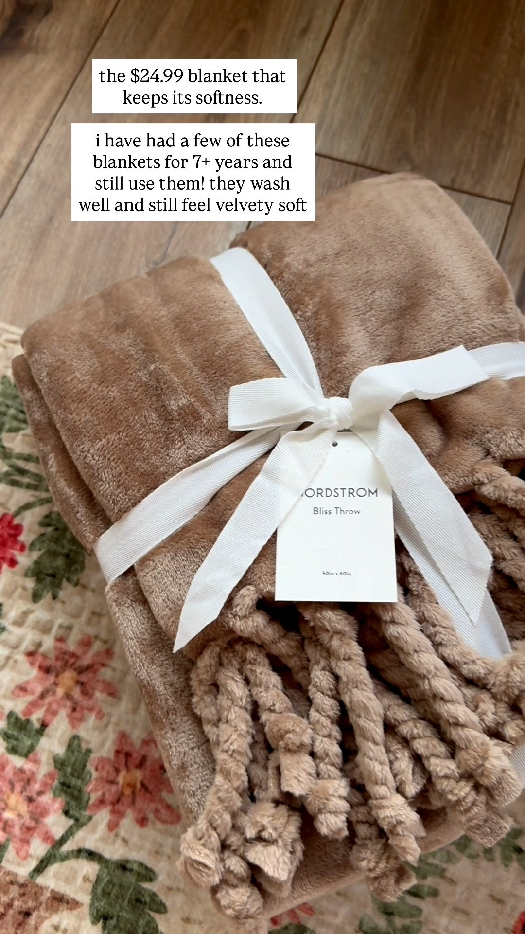the softest (and most affordable) nordstrom anniversary sale blanket. color: tan portabella

#LTKSeasonal #LTKSaleAlert #LTKHome