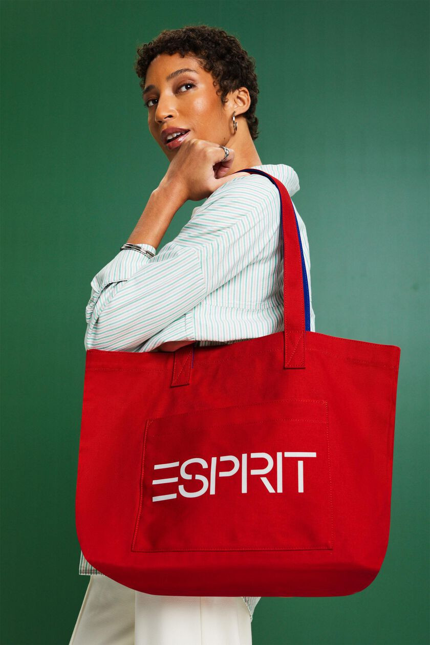 Tote Bag aus Baumwolle mit Logodesign | Esprit DE