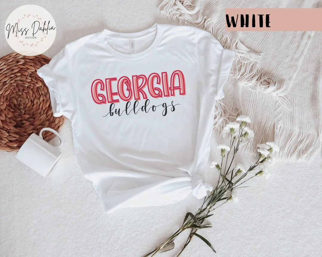 Georgia Shirt Bulldogs Shirt University Football Shirt - Etsy | Etsy (US)