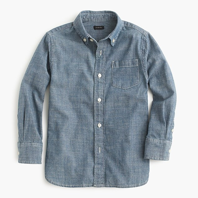 Kids' chambray shirt | J. Crew US