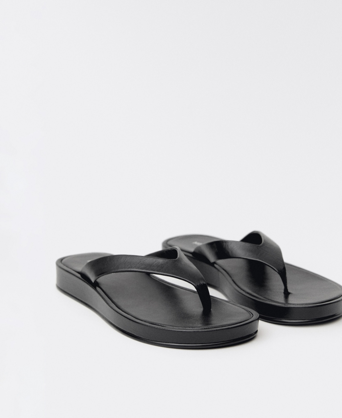 Mango Women's Leather Straps Sandals - Black | Macy's
