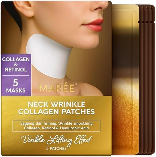 MAREE Neck Wrinkle Patches – Collagen Anti-Wrinkle Patches with Retinol & Hyaluronic Acid for F... | Amazon (US)