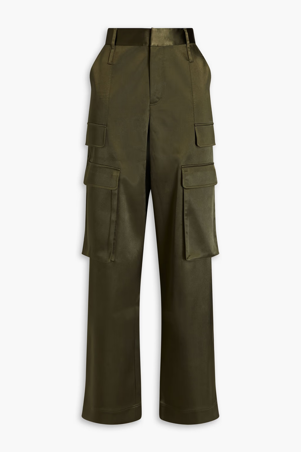 Satin cargo pants | The Outnet (US and CA)