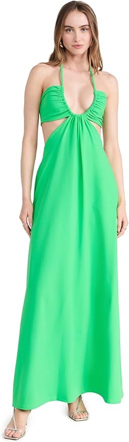 Susana Monaco Women's U Halter Cut Out Dress | Amazon (US)