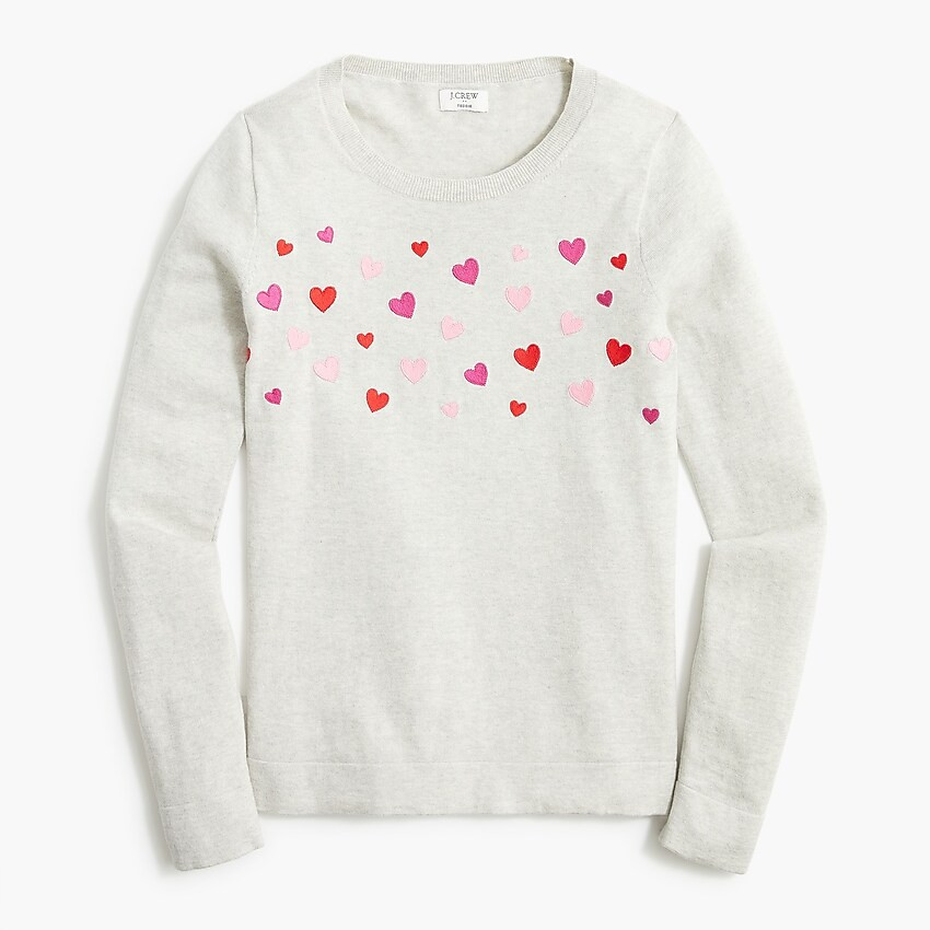 Heart Teddie sweater | J.Crew Factory