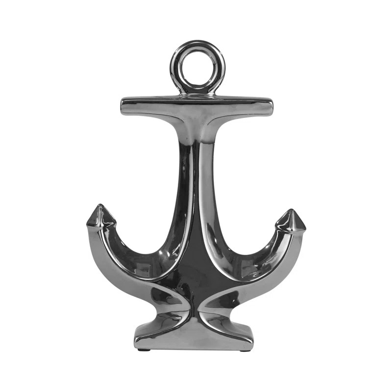 Coastal Nautical Anchor Decorative Figurine | Wayfair North America