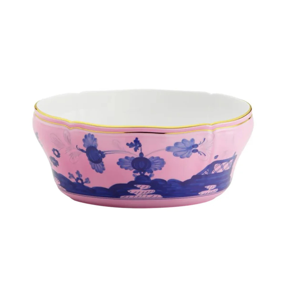 Oriente Italiano Oval Salad Bowl in Azalea | Over The Moon