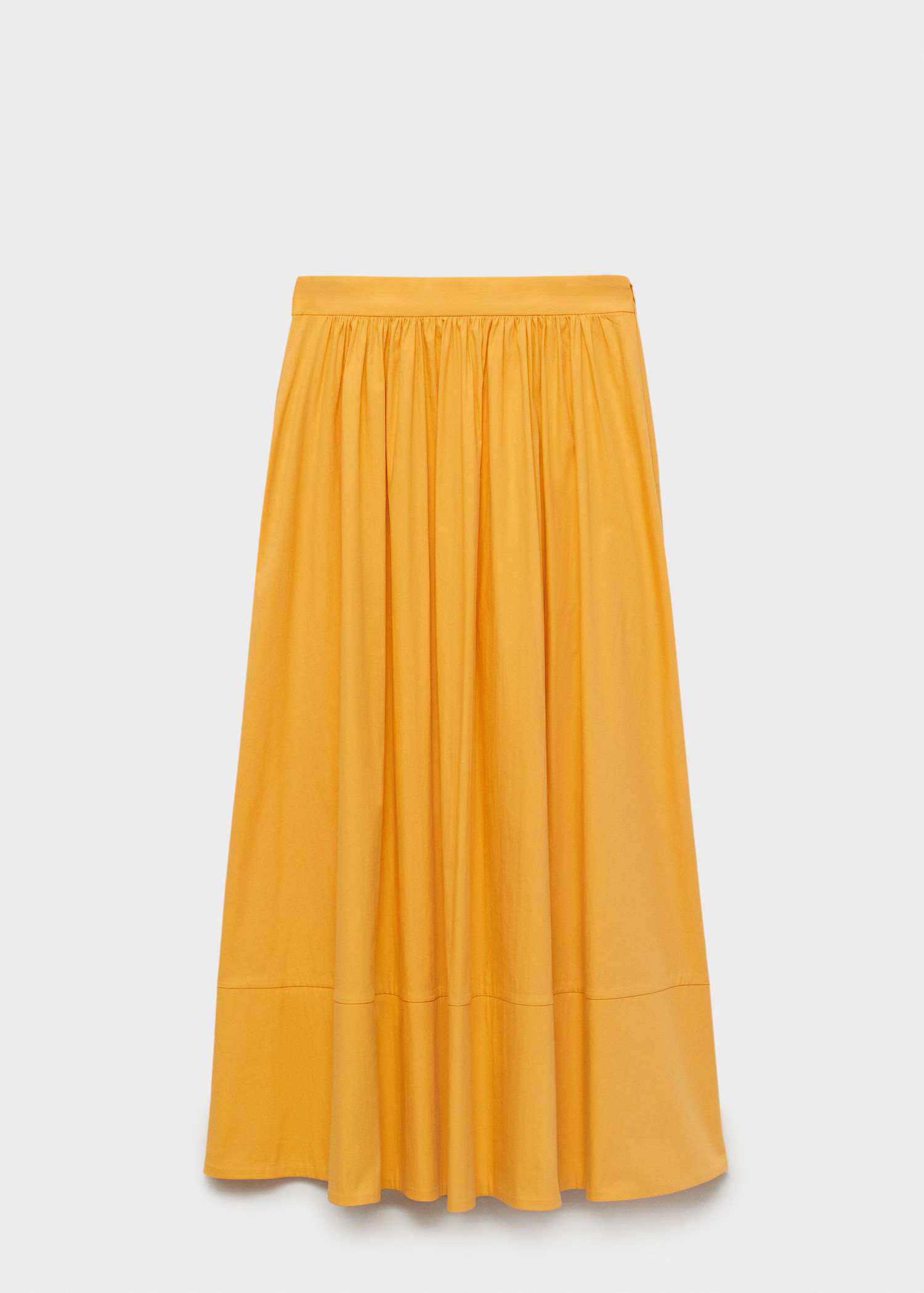 Long gathered skirt - Women | MANGO United Kingdom | MANGO (UK)