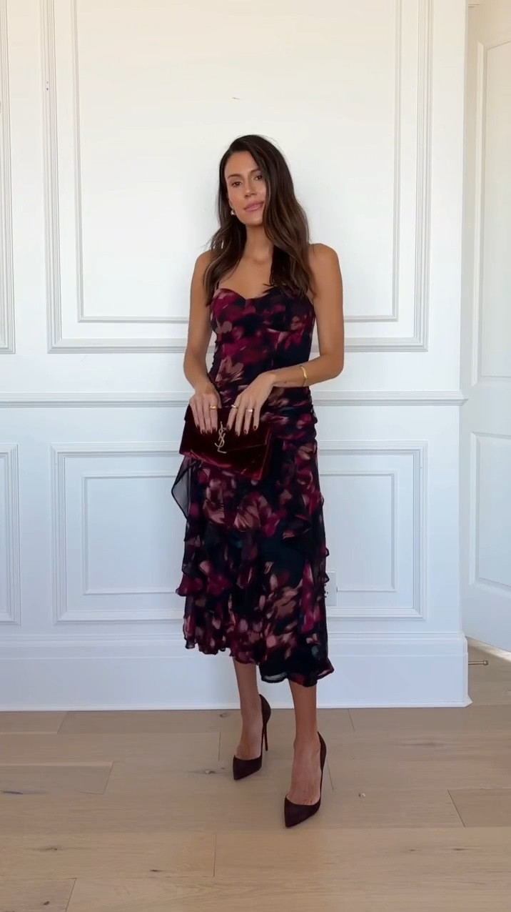 My holiday dress is on sale! $30 off when you purchase in the lulus app 🫶🏼 makes this holiday dress under $70!

Holiday party dress, wedding guest dress, event dress, gala dress, formal event dress, holiday event dress, burgundy dress, floral dress, corset dress, strapless dress, bridesmaid dress, lulus dress, Christine Andrew 

#LTKWedding #LTKHoliday #LTKSaleAlert