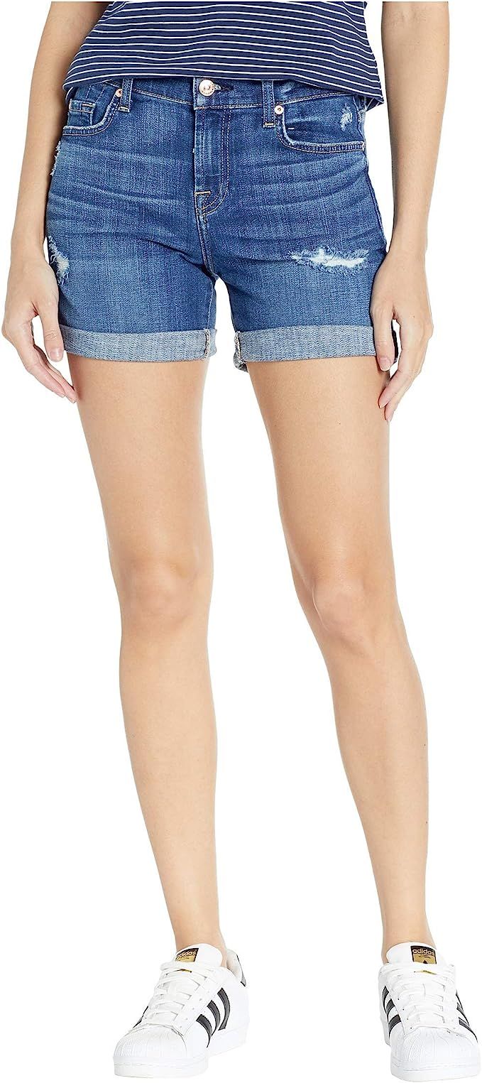 7 For All Mankind Women's Roll-Up Short | Amazon (US)