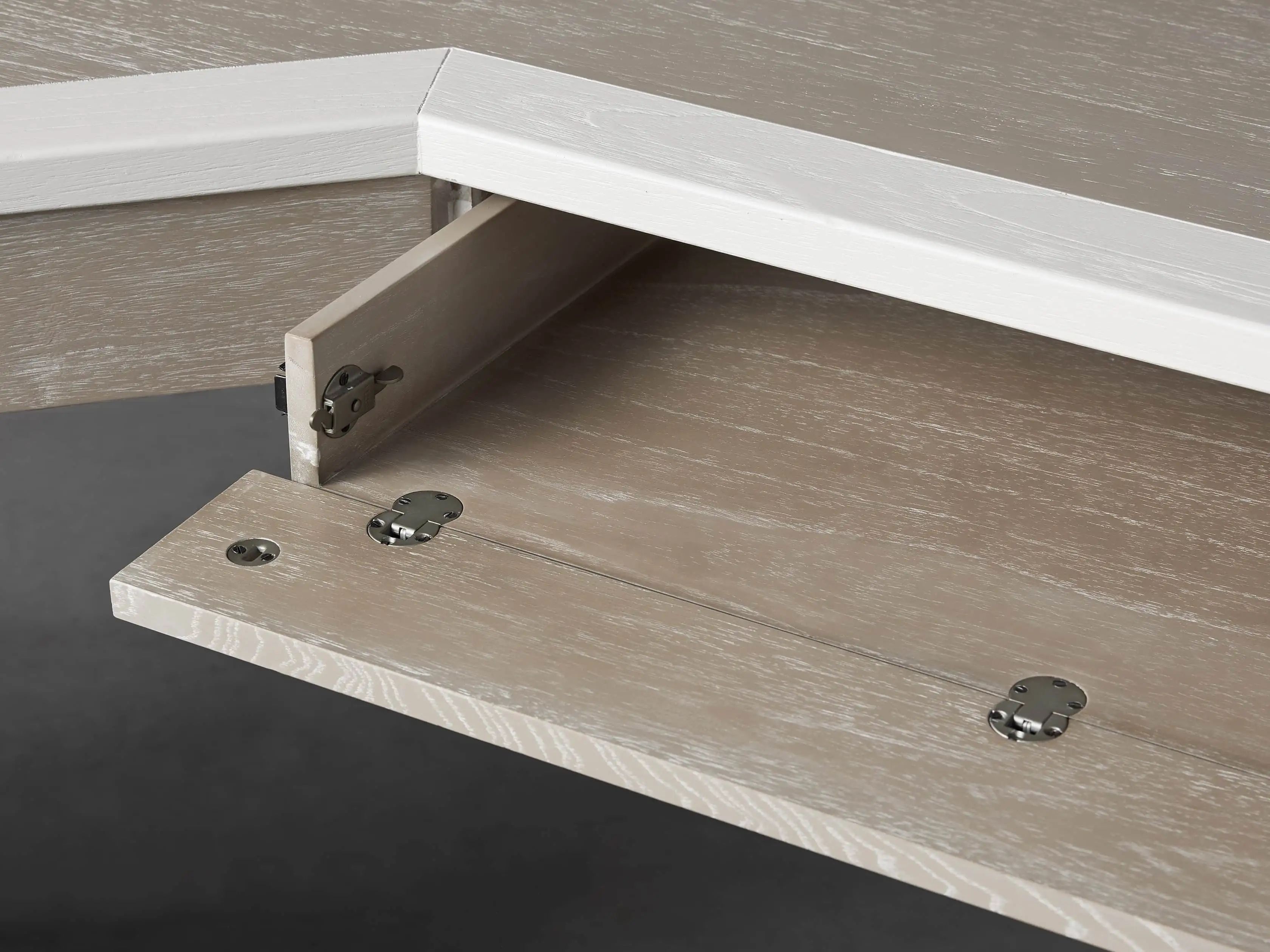 Telegraph Corner Desk in Acacia White | Arhaus