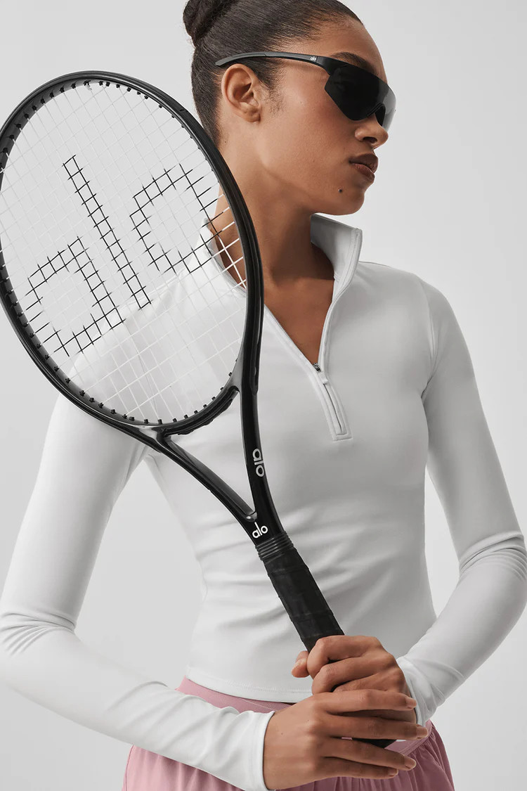 ALO Softsculpt Precision 1/4 Zip Long Sleeve | Alo Yoga (US)