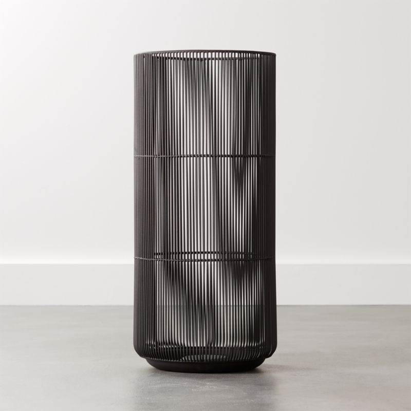 Drizzle Black Umbrella Stand + Reviews | CB2 | CB2