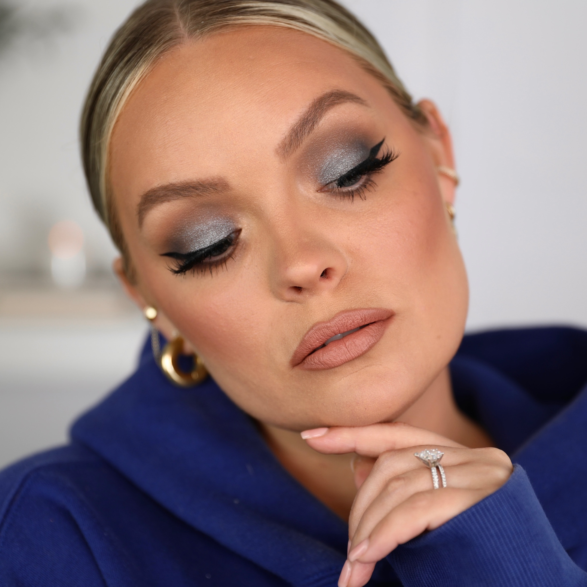 June gloom makeup vibes 🌧️ 

Use briannafox for 10% off my jewelry 

#LTKSeasonal #LTKbeauty #LTKunder50