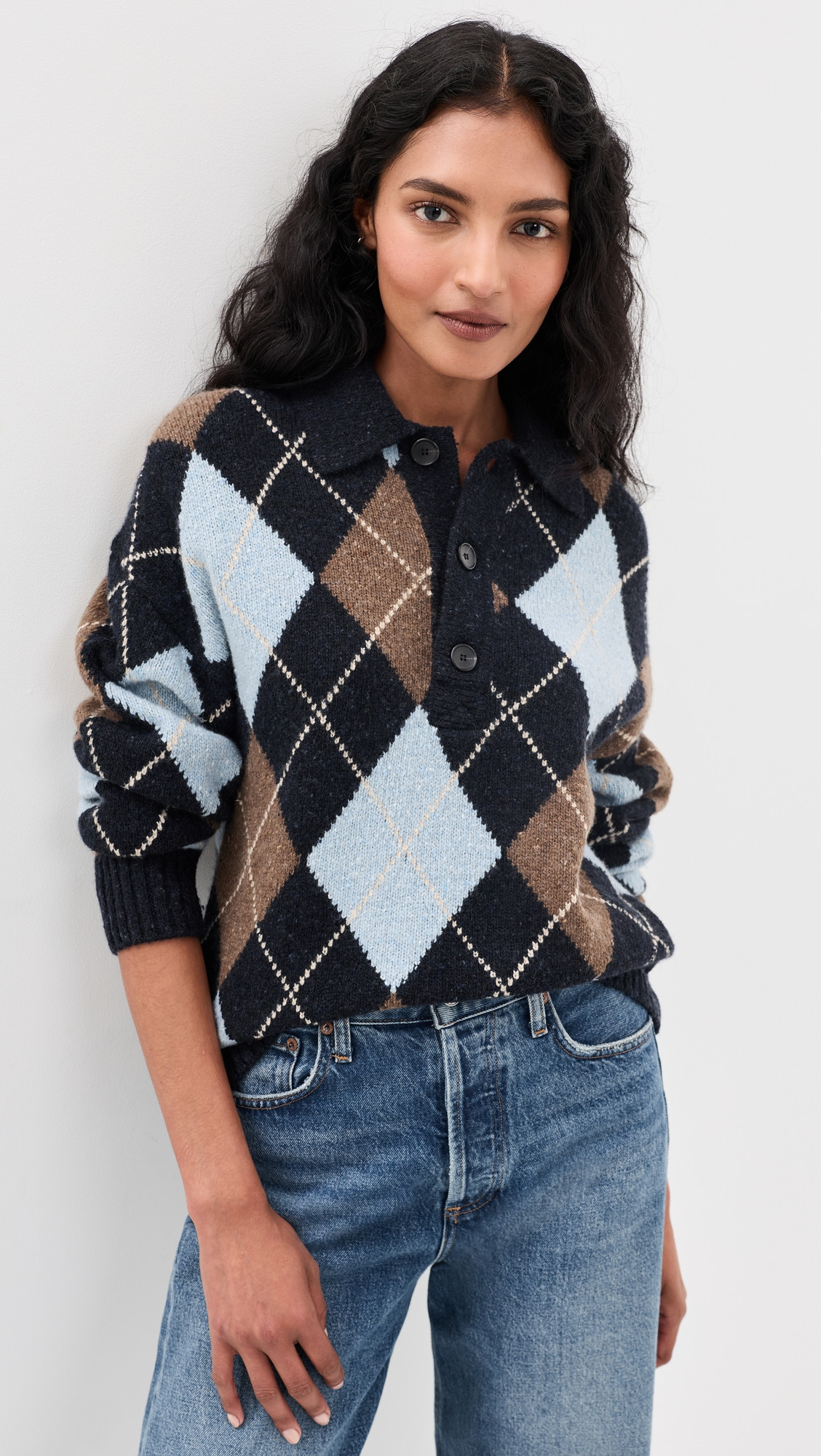 A. L.C. Lennon Sweater Sky Blue Combo XS | Shopbop