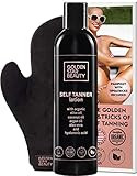 Self Tanner with Tanning Mitt - Sunless Tanning Lotion w/Hyaluronic Acid & Organic Oils Gradual Body | Amazon (US)