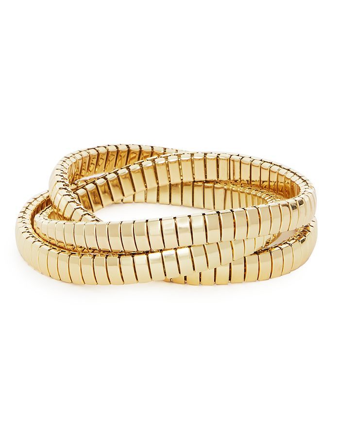 AQUA Triple Row Interlocking Omega Chain Bracelet in Gold Tone - 100% Exclusive Back to Results -... | Bloomingdale's (US)