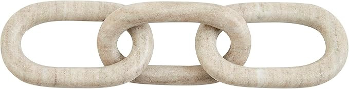 Mud Pie Brown Marble Link; 14 1/2" x 4" | Amazon (US)