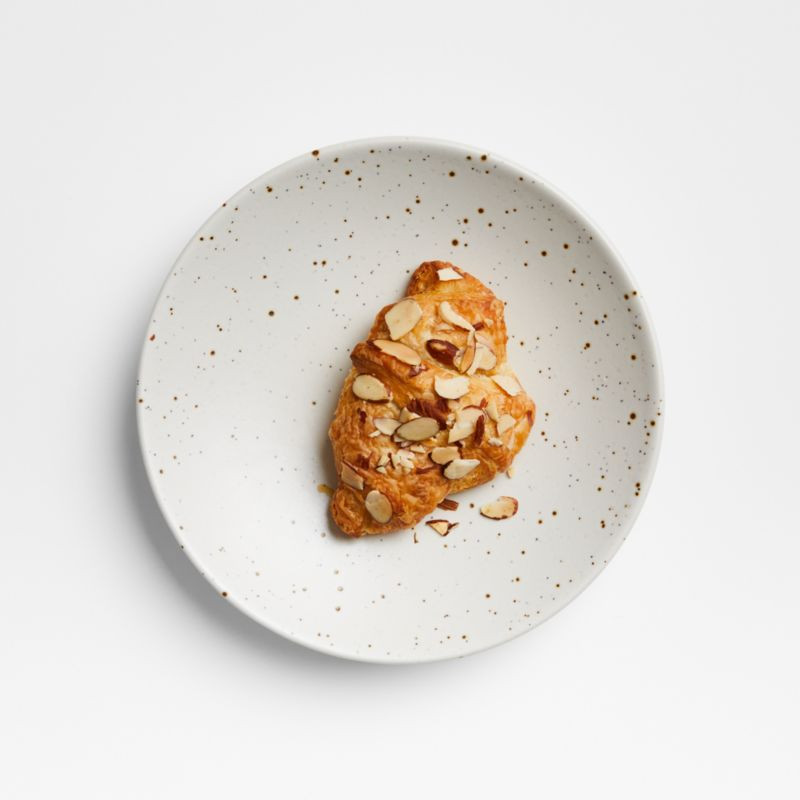 Craft Speckled White Salad Plate + Reviews | Crate & Barrel | Crate & Barrel