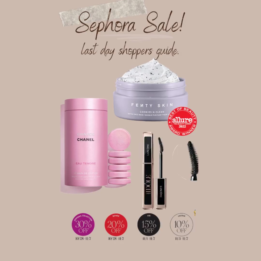 Sephora Annual Sale Shopping Guide

Don’t miss your chance to receive up to 30% off these basket-worthy holiday gifts and skin care that caters to your daily skin beauty regimen. Even if you can’t get them today, save them to your favorites list for later.

#LTKunder50 #LTKHoliday #LTKbeauty