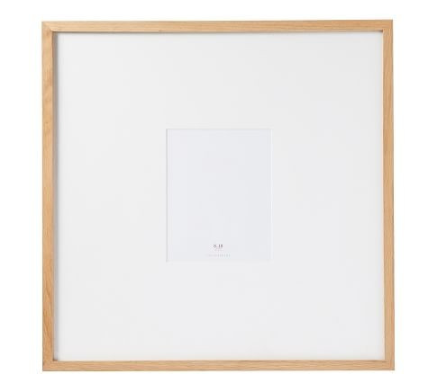 Wood Gallery Single Opening Oversized Mat Frames | Pottery Barn (US)