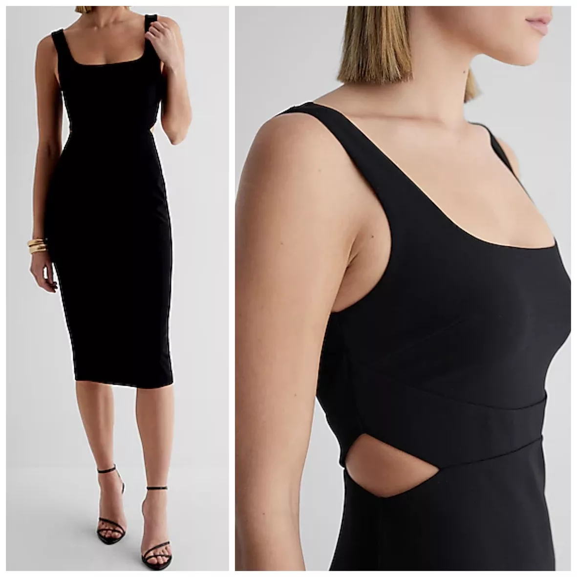 Fitted Sleeveless Square-Neck … curated on LTK