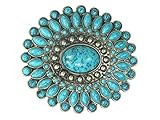 Oval Turquoise Stone Belt Buckle | Amazon (US)