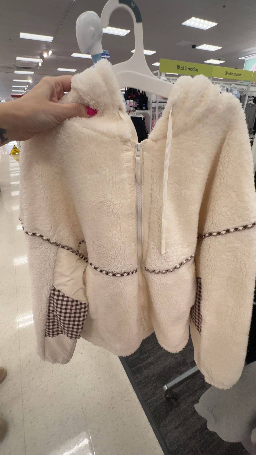 Active fleece jacket, plaid, target fashion, winter fashion 

#LTKootd #LTKdayinmylife #LTKActive