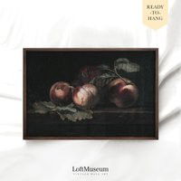 Vintage Peaches Painting Antique Kitchen Decor Style Perfect Gift For Her Housewarming Realtors/New Home Sl23 | Etsy (US)