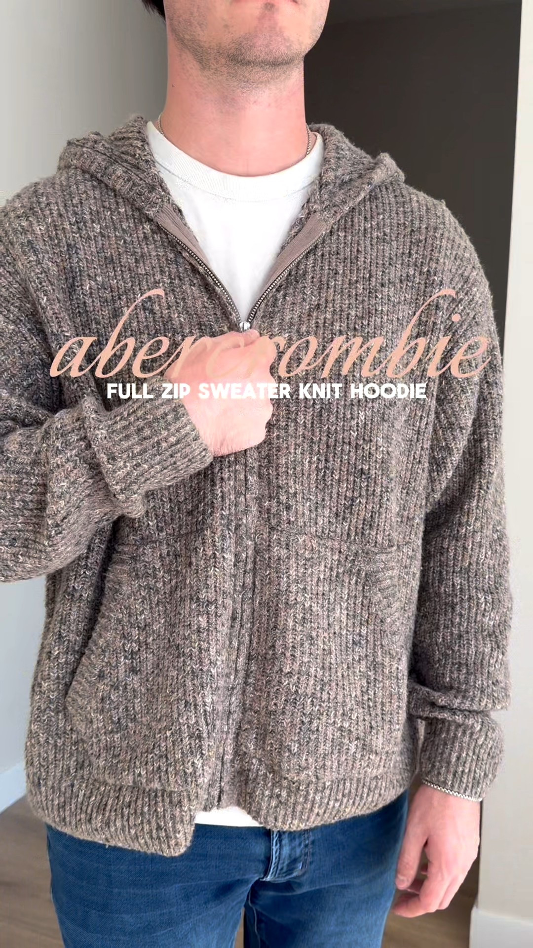 Perfect fall essential. Zip up sweater knit hoodie from Abercrombie. Material is 10/10 in person and fits true to size 

#LTKMens #LTKStyleTip #LTKGiftGuide