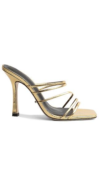 Foxie Mule in Gold Foil | Revolve Clothing (Global)