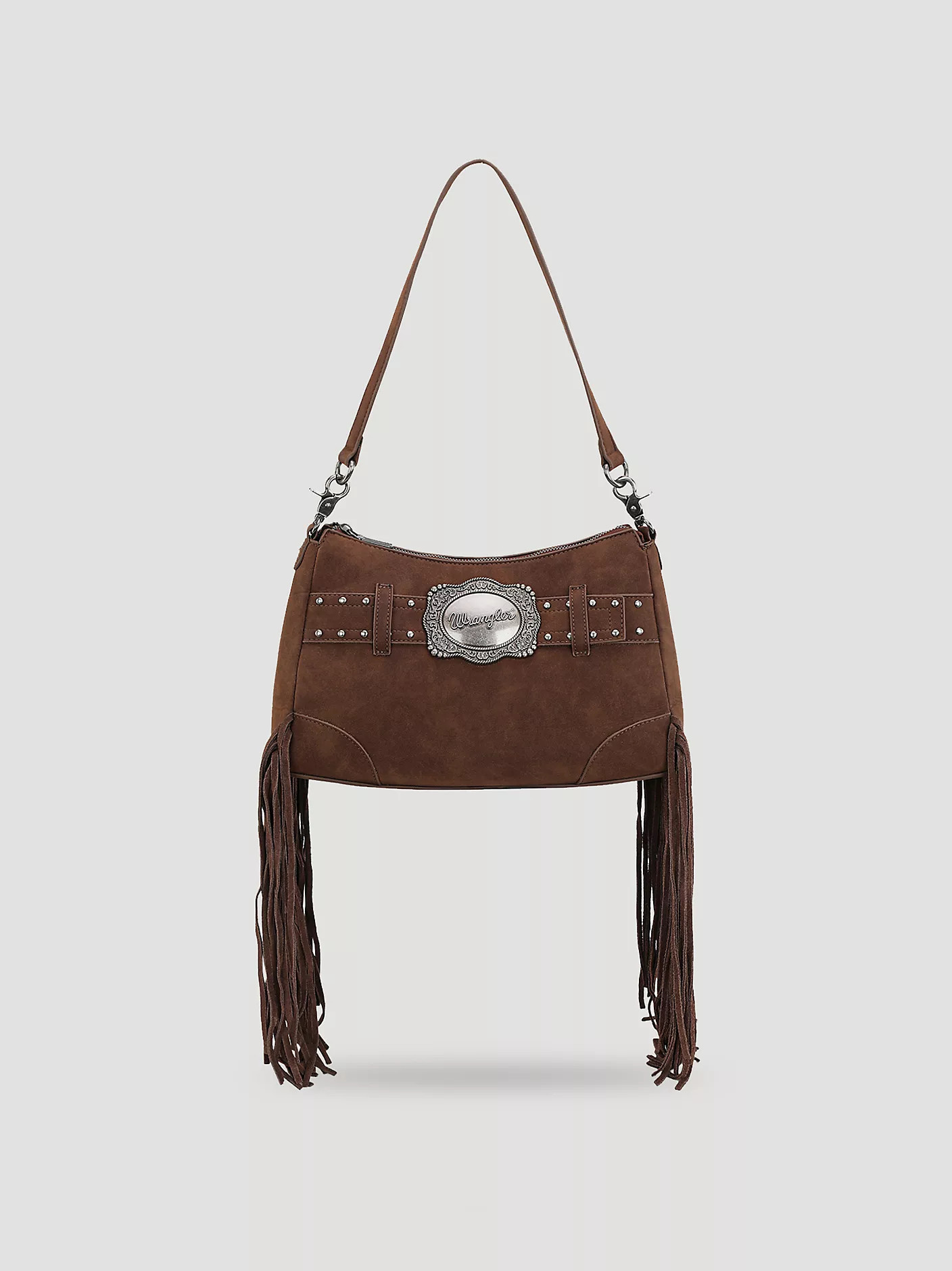 Buckle and Fringe Satchel Bag | Wrangler