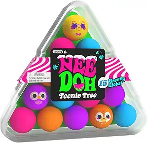 Schylling NeeDoh Squishmas Teenie Tree - Christmas Squeeze Toy - Contains 15 Mini Groovy Globs - ... | Amazon (US)