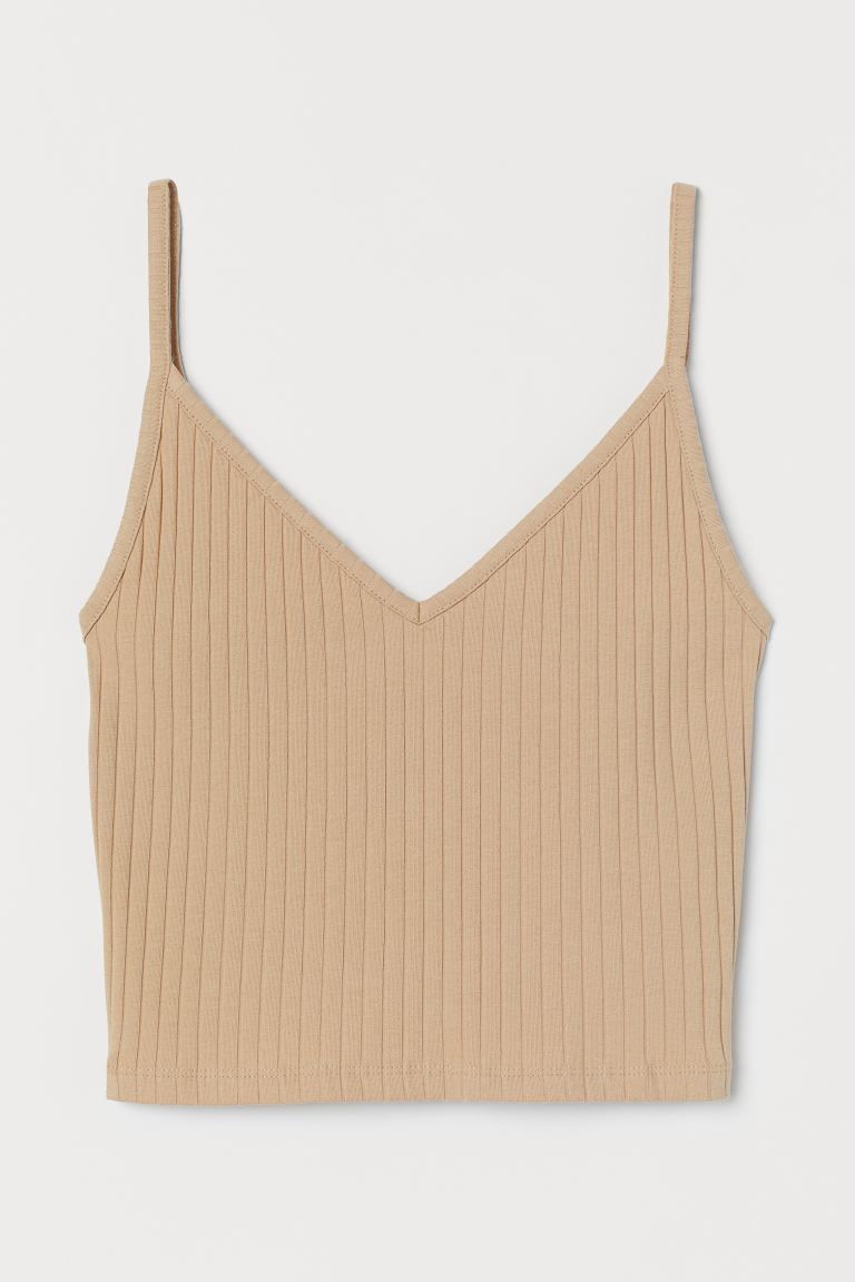 Short Jersey Camisole Top | H&M (US + CA)