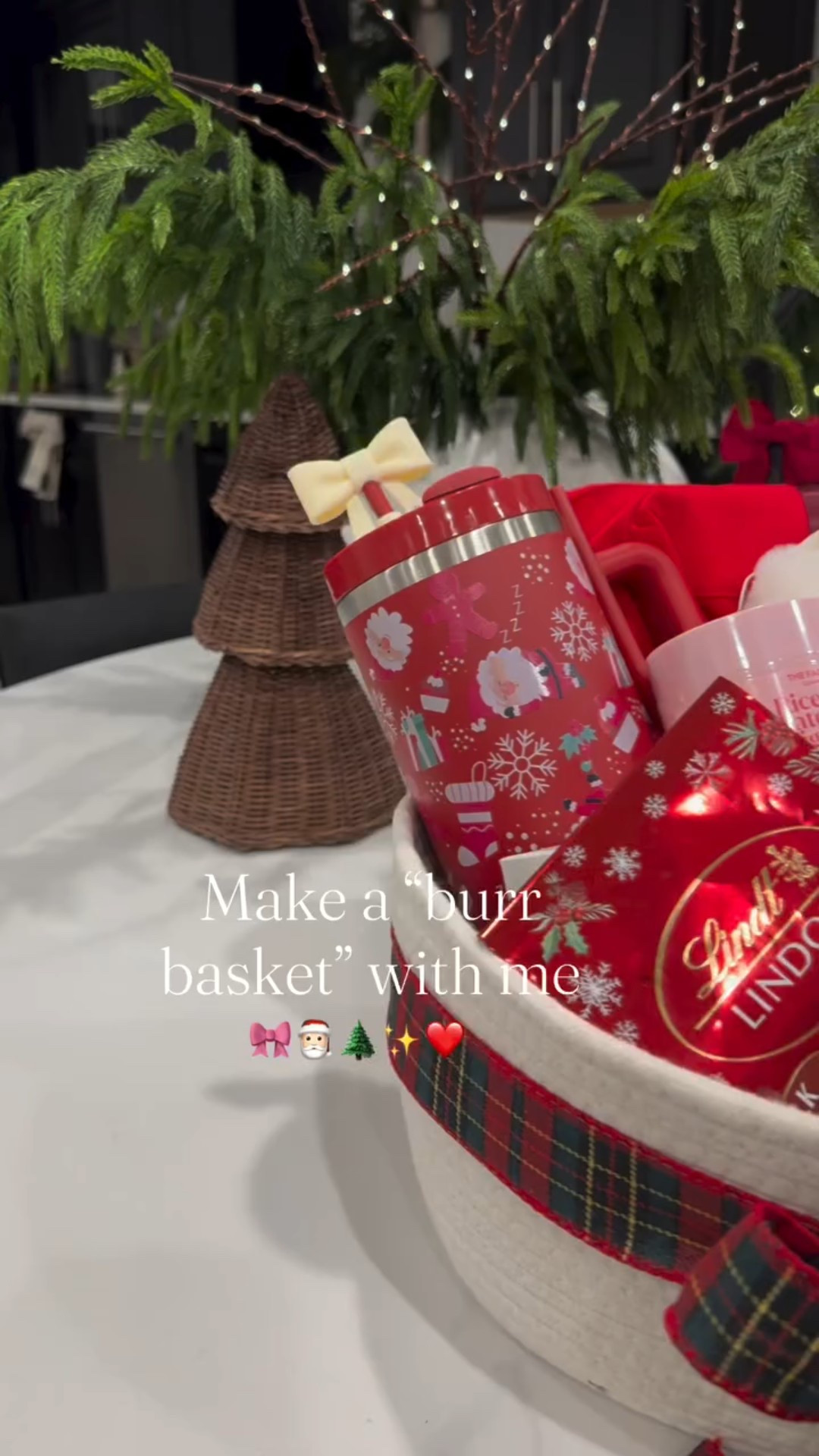 Comment “BURR BASKET” for links! 🎀✨

I love making burr baskets and they are such a perfect gift idea for anyone! Simply customize based on what they would like and add to a basket! I made them last year for my girls too and they loved them! 🎀✨

Everything linked in my Amazon storefront too! ✨

#burrbasket #giftideasforher #christmasgiftsideas #holidaygifts #diychristmas