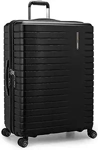 Traveler's Choice Archer Polycarbonate Hardside Spinner Luggage Set, Black, Checked 29-Inch | Amazon (US)