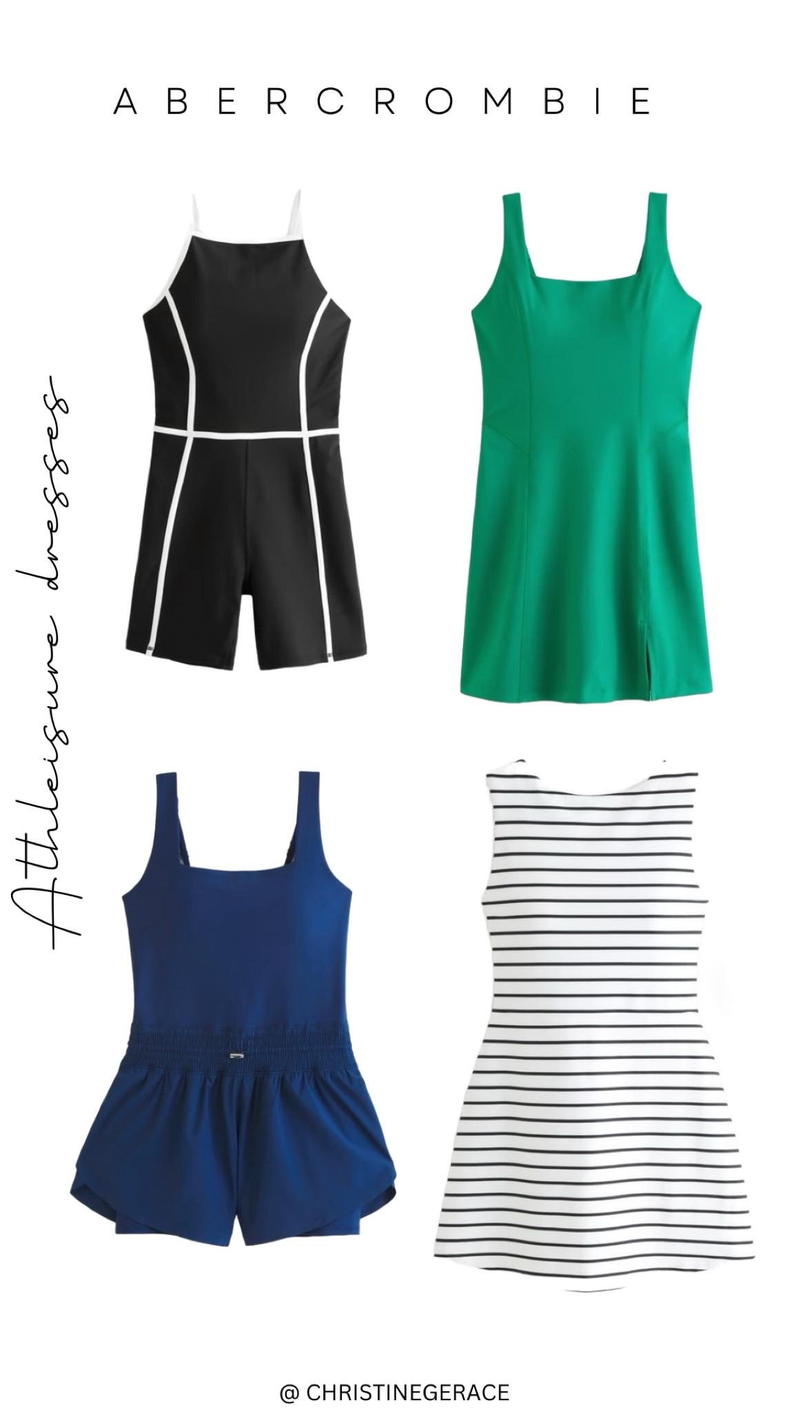 Abercrombie tennis / athletic dresses 

Shop below ! ⬇️ 

#LTKSeasonal #LTKFindsUnder100 #LTKStyleTip