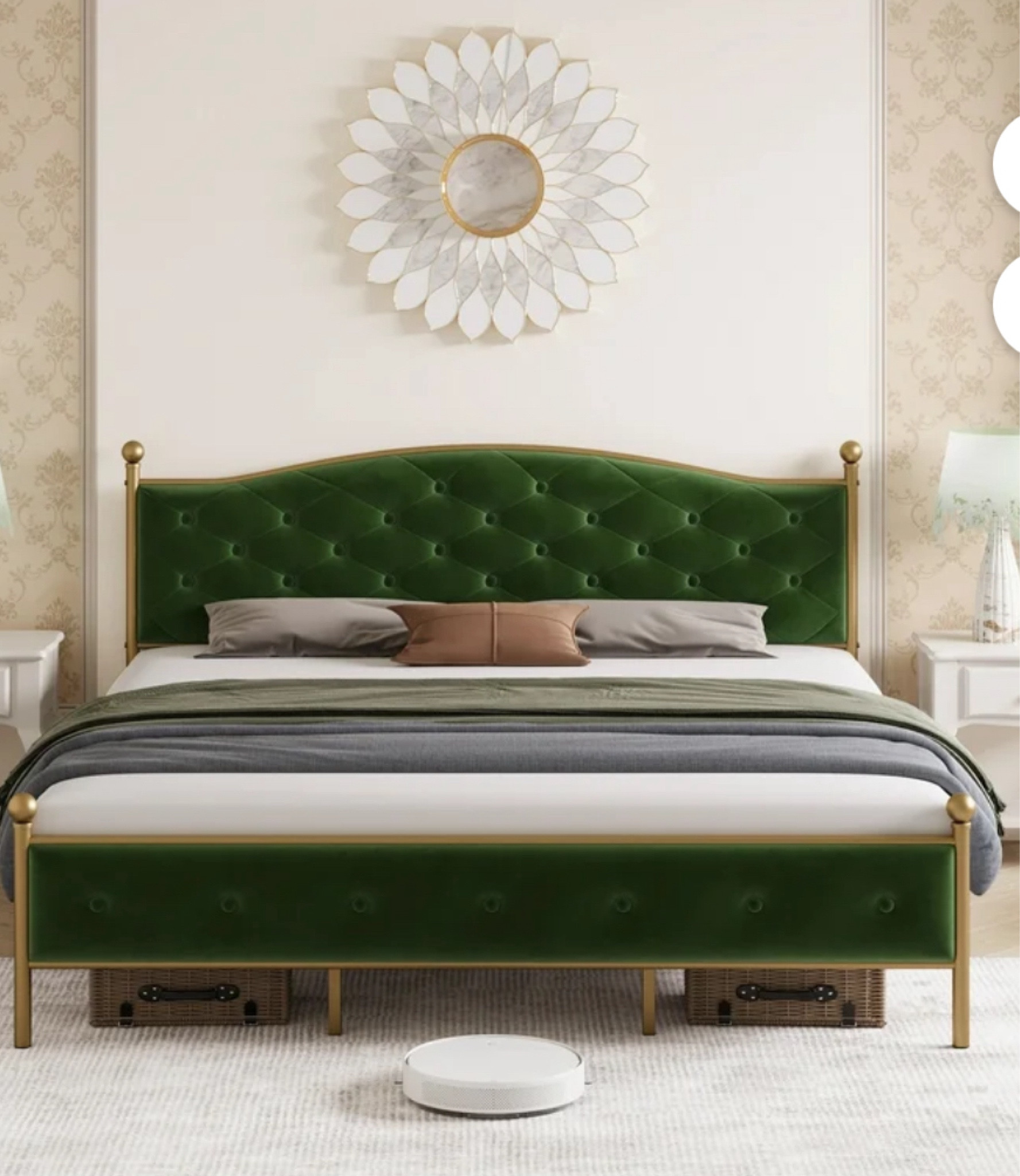 Green bed 

#LTKHome