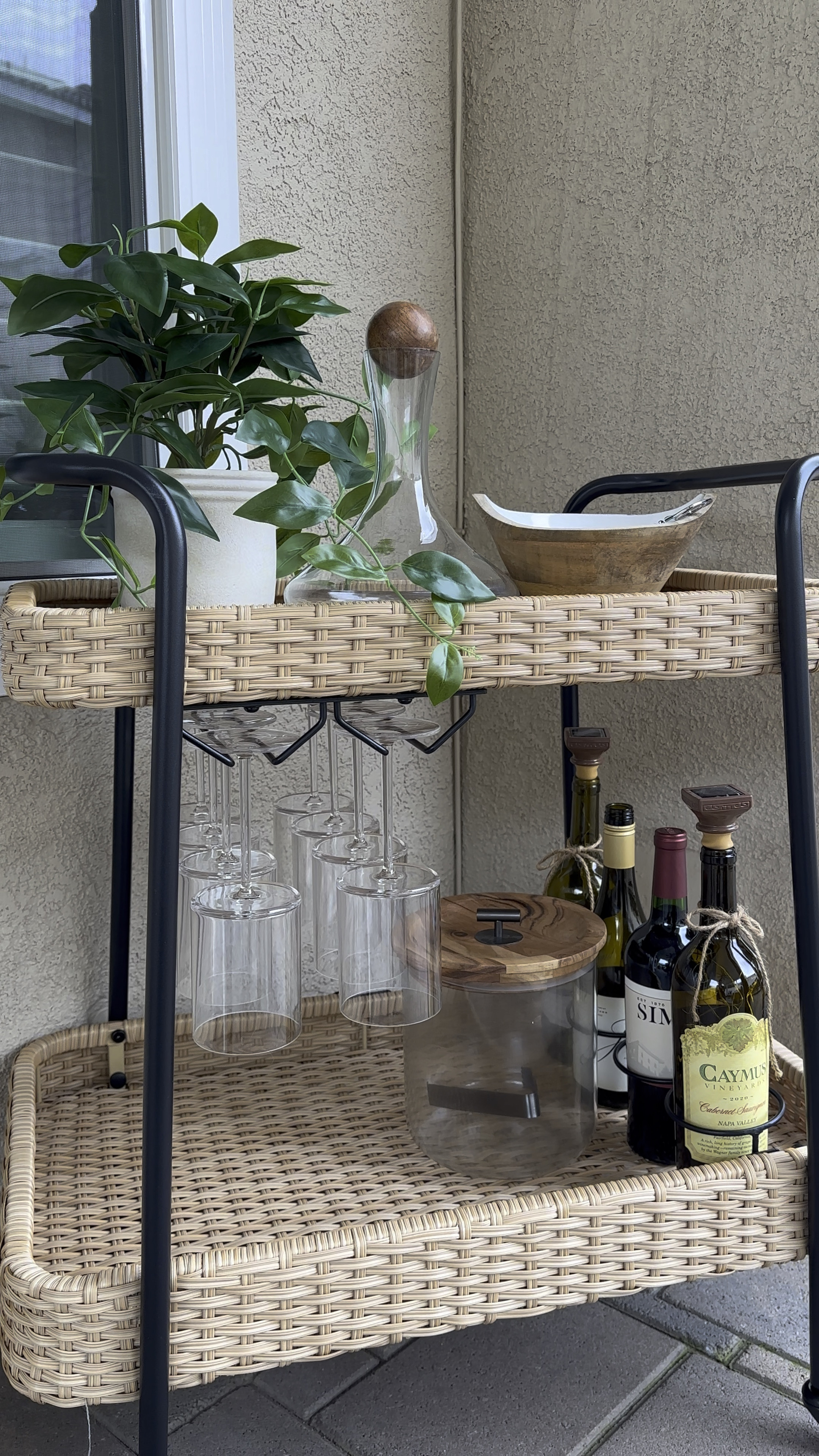 Bar cart set up! 

#LTKparties #LTKSeasonal #LTKhome
